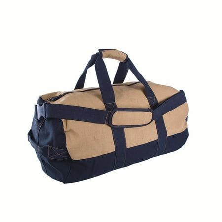 Stansport Duffle Bag with Zipper, 2-Tone, 14
