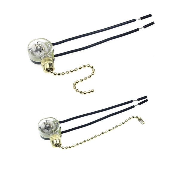 2 cadenas de repuesto para ventilador de techo (color aleatorio)