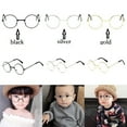 thumbnail image 2 of Monture Ronde Vintage en Métal Lentille en Résine Lunettes pour Enfants Accessoire de Studio de Photographie, 2 of 8