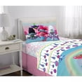 thumbnail image 5 of TROLLS 2 WORLD TOUR 3 piece Twin Sheet Set Kids Microfiber, 5 of 9