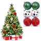 thumbnail image 4 of 6PC Fabric-Wrapped Foam Christmas Balls Elegant Decorations For Christmas Tree, 4 of 5