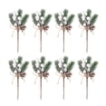 thumbnail image 1 of GOOHOCHY 20 piezas de adornos navideños de pino verde con bayas simuladas, 1 of 7