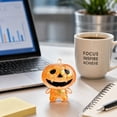 thumbnail image 4 of Voglyf Stress Relief Glitter Pumpkin Halloween Anxiety Relie Toy, Sequins Lantern Squeeze Fidget Ball, Slow Rebound Halloween Anxiety Relief Toy for Adults Party Favor Reward Gift,Yellow, 4 of 5