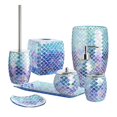 thumbnail image 3 of Mosaic Glass Tissue Holder | Decorative Tissue Cover | Bathroom Accessory | Square Box G, 3 of 6