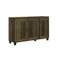 thumbnail image 2 of 45"W Dark Dusty Oak Finish 3-Door Shoe Cabinet - 6 Adjustable Shelves Metal Handles & Tip-Over Restraint Particle Board Construction, 2 of 5