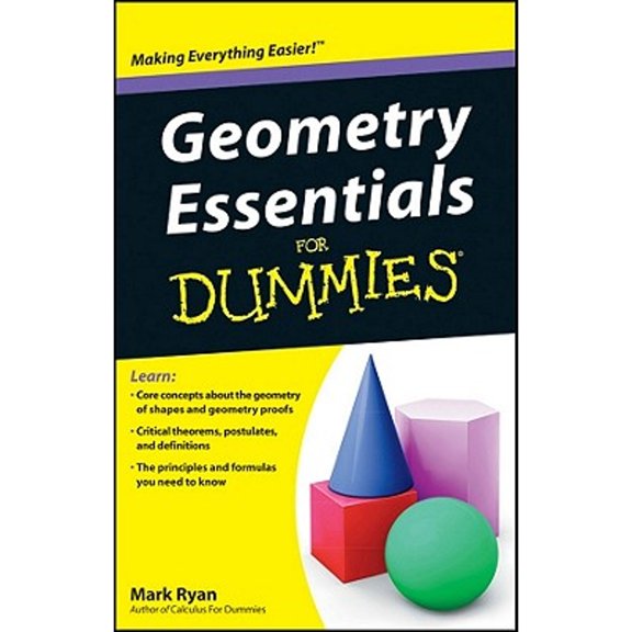 Pre-Owned Geometry Essentials for Dummies (Paperback) 1118068750 9781118068755
