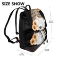 thumbnail image 2 of Balery Sunflower Gnomes 4 Mochila de Cuero para Mujeres, Gran Capacidad, Bolsa de Viaje Multifuncional, Mochila de Cuero y Bolsa de Hombro para Mujeres, 2 of 4