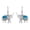 Blue-Turquoise, variant on AeraVida Majestic Thai Elephant Green Turquoise Inlays .925 Sterling Silver Earrings