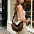 thumbnail image 6 of tumgatte Women's Soft Leather Dumpling Bag Shoulder Crossbody Bag 11.81x6.69x3.93 Inch High-End Versatile for Class Daily Use, 6 of 6