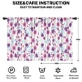 thumbnail image 2 of Blackout Kids Curtains,Pioneer Flower Floral Print Pattern Childrens Insulated Curtains Set Of 2,Bedroom Essentials,Toddler Room Decor 42"x54", 2 of 5