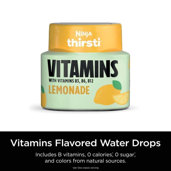 Gouttes d’eau aromatisée à la limonade Ninja Thirsti VITAMINS, WCFLMD6C