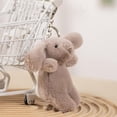 thumbnail image 3 of Cute Bunny Plush Keychain for Backpack, 3.5" Inch Mini Rabbit Keychain Purse Charm Pendant Gift for Women, 3 of 4