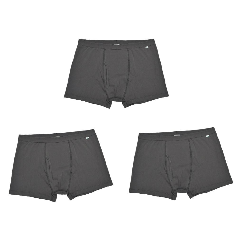 Incontinence Boxers,Incontinence Boxers Briefs,Open Fly Underwear,Men