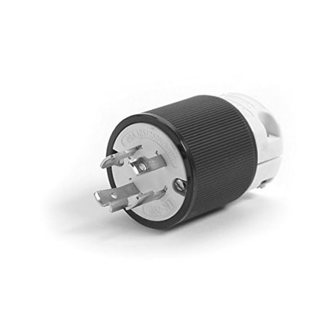 480v 3 Phase Power Switch - Woodhead 28T76 Safeway Plug, Industrial Duty, Locking Blade, 3 Phase, 3 Poles, 4 Wires, NEMA L16-30 Configuration, Nylon, Yellow, 30A Current, 480V Voltage