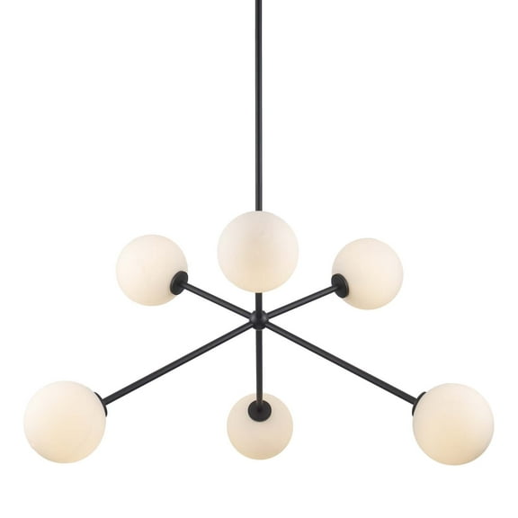 Trans Globe Lighting 11616 Haskell 40" Wide Pendant - Black