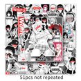 thumbnail image 2 of Paquete de pegatinas Waifuss Girl Anime, vinilo impermeable, 51 unidades, 2 of 3