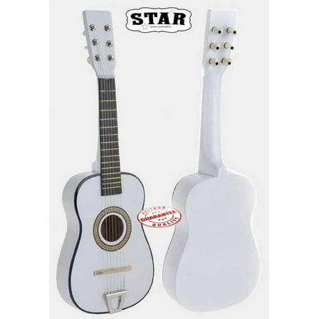 Star Kids Acoustic Toy Guitar 23 Inches Color White