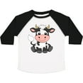 thumbnail image 3 of Inktastic Cute Black and White Holstein Cow Boys or Girls Toddler T-Shirt, 3 of 5