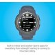 thumbnail image 5 of Garmin Reloj Intelig. Híbrido Resist. Instinct Crossover Granito Azul c/ Soporte Carga, Adapt. Auto 2 Puertos, Adapt. Pared y Kit Limp. (010-02730-14), 5 of 6