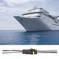 thumbnail image 1 of Car Waterproof Connector, Waterproof Practical Safe Connection Waterproof Electrical Connector Convenient  for Marines for Trucks for Boats for Cars 4P,5P,6P, 1 of 8