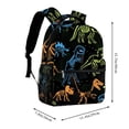 thumbnail image 2 of School Backpack for Teens Large Capacity Casual Backpack With Unique Dinosaur Print For Outdoor Activities Travel Bag, 2 of 2