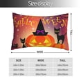 thumbnail image 2 of Balery Halloween Funda de Cojín Estampada, Regalos para Mujeres, Regalos de Amor para Ella, Regalos para Novia o Esposa, Funda de Almohada-14"x20", 2 of 6