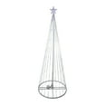thumbnail image 3 of Northlight LED Lighted Show Cone Christmas Tree Outdoor Decoration - 9' - Pure White Lights, 3 of 10