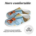thumbnail image 6 of Fotbe Giraffe Come Out From Zipper Pattern Women's Fuzzy Curly Fur Memory Foam Loafer Slippers Indoor Outdoor Slippers Winter Home Shoes-46/47, 6 of 7