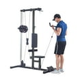 thumbnail image 4 of Luku LAT Pull Down Machine with High and Low Pulley Station, LAT Row Cable Machine with Adjustable Legs Support, Heavy Duty Back Exercise Equipment for Home Gym Strength Training, 4 of 6