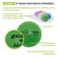 thumbnail image 4 of Set de Dodgeball Champion Sports Rhino Skin Basic, 6 pelotas, 4 of 9