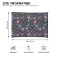 thumbnail image 3 of Cauagu Colorful Guitar for Tyvek Makeup Bag,Reusable Travel Cosmetic Bag Women Organizer Toiletry Bag Birthday,Gifts for Women Girlfriend Mom Teacher 6.5’’*8.9’’, 3 of 7