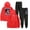 redblack, variant on Hudson Westbrook Merch Hoodie and SWEATPANTS set pop print Unisex Casual Street Clothing