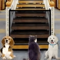 thumbnail image 2 of XIBUFE Mesh Dog Gate, Pet Gate Magic for Dogs Doggy Gates for Inside, 2 of 7