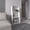 White, variant on Space-Efficient Three-Tier Bookcase - Great for Small Apartment to Maximize Storage