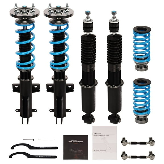 Maxpeedingrods Coilover Kit for Ford Mustang GT S-197 2005 - 2014 24 Steps Adj. Coilover Suspension