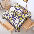 thumbnail image 2 of Purple Leaf Pattern Square Tablecloth,Waterproof Square Table Cover,Wipeable Spillproof Washable Table Cover for Home Kitchen Party Decor 42"X42"(107x107cm), 2 of 6