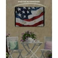 thumbnail image 3 of Vintage Flag Outdoor TV Cover 48 to 50 Inch Weatherproof, Abstract Independence Day Oil Painting 600D Oxford TV Covers with Waterproof Zipper, Outside Flat TV Screen Protector Size 48"Wx30"Hx4.5"D, 3 of 7