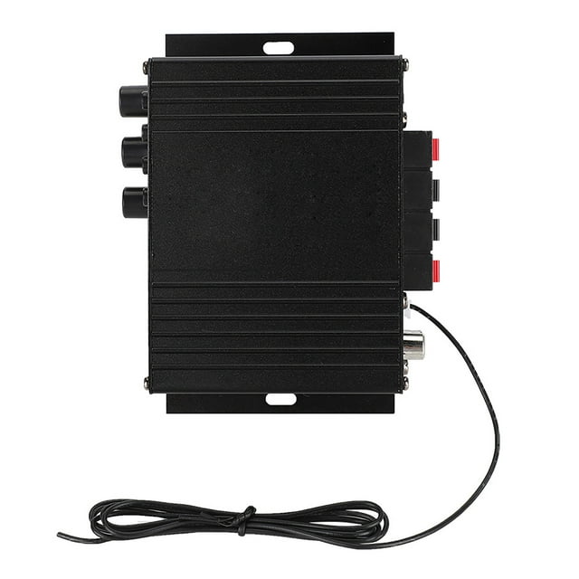Amplificador de potencia HiFi de aleación de aluminio para el hogar de 12 V con control remoto compatible con varios dispositivos digitales