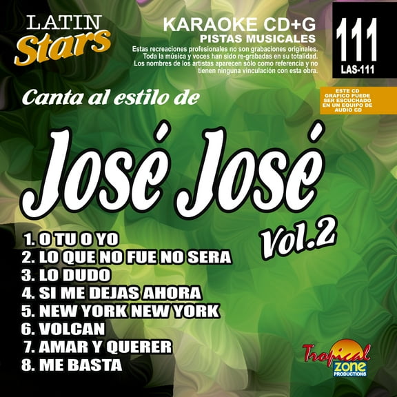 Karaoke Latin Stars 111 Jose Jose Vol. 2