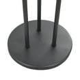 thumbnail image 6 of DecMode 3-Slot Black Metal Tall Floor Hurricane Lamp with 3 Posts and Round Base, 6 of 10