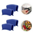 thumbnail image 2 of 4pcs Pot Assist Handle Covers With High Heat Resistance Non-slip Design Washable Reusable Easy Storage Rubber Pot Holder Sleeves, 2 of 8
