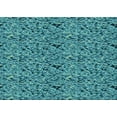thumbnail image 1 of Ahgly Company Machine Washable Indoor Rectangle Transitional Turquoise Green Area Rugs, 3' x 5', 1 of 7