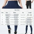 thumbnail image 3 of Fewfanhot Men's High Waist Compression Running Leggings with Drawstring, Stretchy Full Length Athletic Tights with Reflective Details for Gym, Workout & Sports, 3 of 9