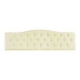 thumbnail image 4 of Naomi Home Cassandra Queen Bed Headboard, Button Tufted, Cream, 4 of 13