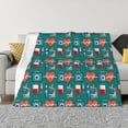 thumbnail image 1 of Fotbe Medical Elements Manta de Franela con Estampado, Manta Ultrasuave para Cama, Sofá, Auto, Hipoalergénica y Antibolitas-40"x30", 1 of 6