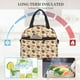 thumbnail image 4 of Fotbe Holiday Thanksgiving Turkey Bolsa de Almuerzo con Estampado, Lonchera Aislada, Contenedores de Comida Reutilizables Tipo Cooler a Prueba de Fugas, 4 of 7