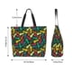 thumbnail image 5 of Balery Pineapple Fruit Colorful Bolsa Tote Estilo Estético con Cremalleras, Bolsa de Hombro, Bolsa de Compras Grande y Plegable, 5 of 8