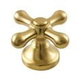 thumbnail image 2 of Kingston Brass KS3037AX 3-Way Diverter Valve with Trim Kit, Brushed Brass, 2 of 4