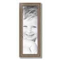 thumbnail image 2 of ArtToFrames 7" x 21" Aged White Gold Picture Frame, 7x21 inch Silver Wood Poster Frame (WOM-2036),  Pack, 2 of 7