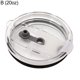 thumbnail image 4 of Tapa para taza Homeer, tapa para vaso, tapa sellada, buen sellado, orificio para pajita, antifugas, resistente al calor, a prueba de derrames, repuesto extraíble, taza deportiva de 20/30 oz, 4 of 8